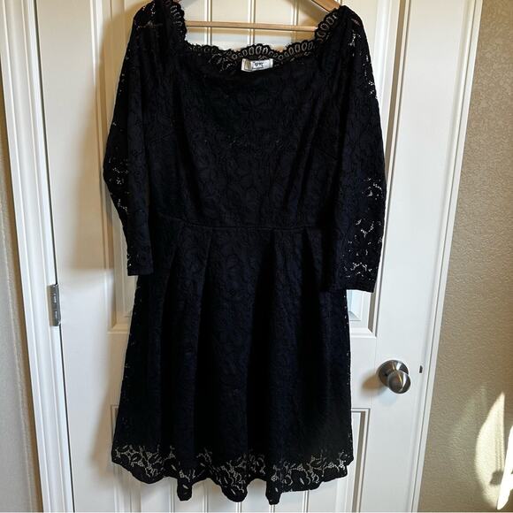 Miss May‎ women’s dress 2xl black lace retro - Picture 2 of 8